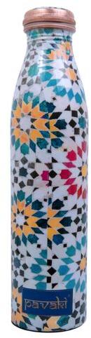 Pavaki Moroccan Delight Printed Copper Bottle, Capacity : 900ml