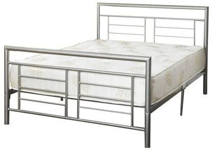 Designer Stainless Steel Bed, Size : 6x6.5