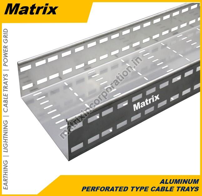 Aluminium Perforated Cable Tray, for Industrial, Certification : ISI Certified