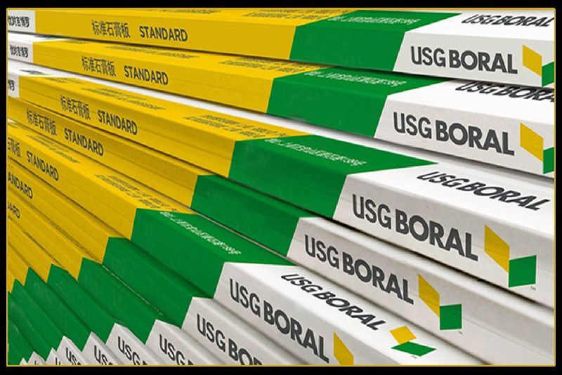 GYPSUM USG BORAL REGULAR Plasterboard, Size : 6 x 4 Feet