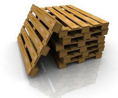 wooden packing pallet