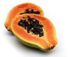 Papaya, Color : : Pale Green
