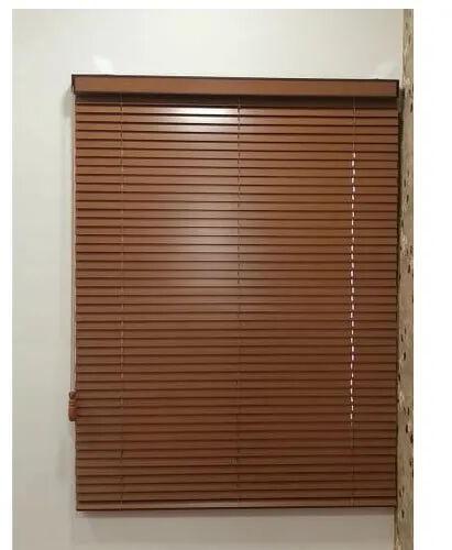 Wooden Window Blinds, Color : Brown