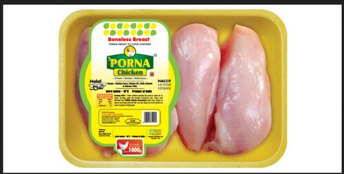 Porna Bonesless Chicken Breast, Packaging Type : Box