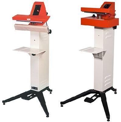 Foot operated sealing machines