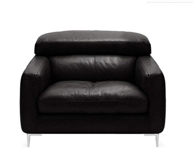 One Seater Leatherette Sofa