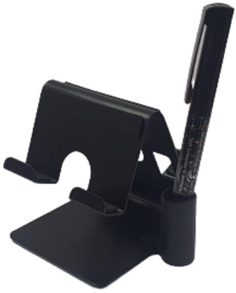 Pen Stand with Mobile Stand, Color : Black