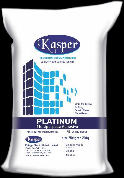 Kasper India Platinum Tile Adhesive, Feature : Heat Resistant, Waterproof