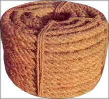 Twisted coir fibre, Color :  Brown