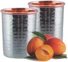 Steel Copper Hammered Glass Set, Feature : Eco-Friendly