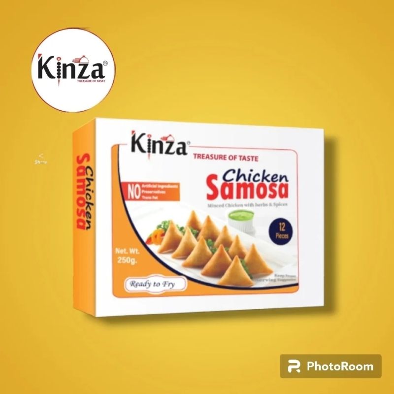Kinza fresh 300gm chicken samosa, Production Capacity : 10000