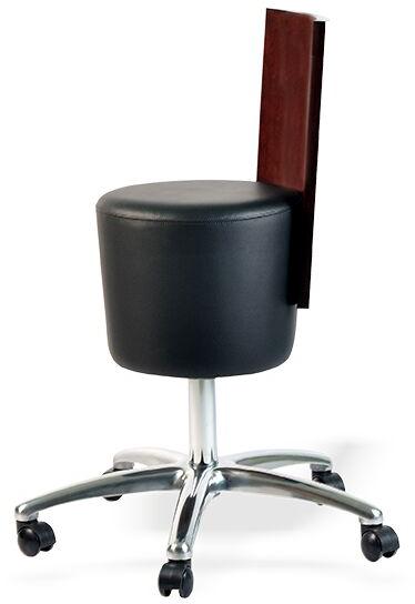 Spa Stool With Wooden Backrest