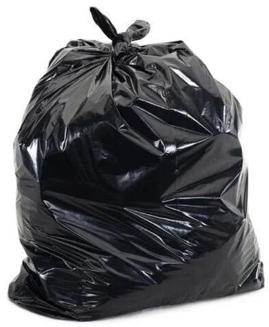 Black Ldpe Plastic Garbage Bag, Size : 29x39 Inch