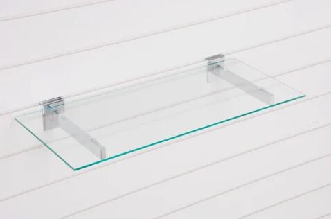 Slatwall Glass Shelf