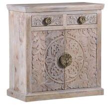 Wooden Carved Decorative Small Cabinet, Feature : Termite Proof