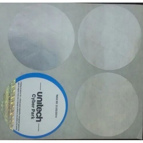 Round PVC Carton Sticker, Pattern : Printed