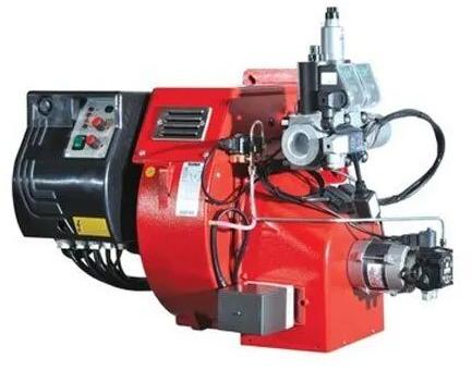 Mild Steel Industrial Dual Fuel Burner, Color : Red