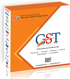 SAG Infotech Gen GST Software, Color : Orange