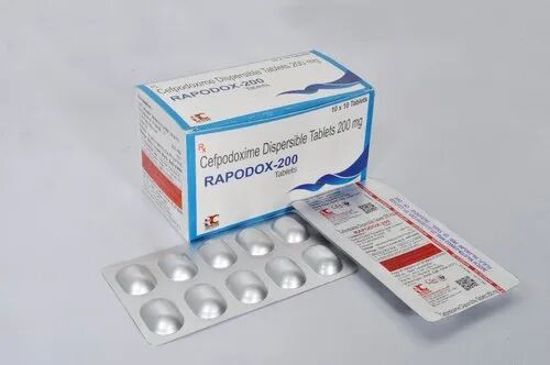 Cefpodoxime Dispersible Tablets, Packaging Type : Box