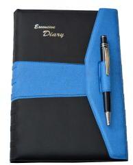 Leather Black Corporate Diary, for College, Office, Feature : Low Dust Content, Smooth Paper