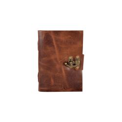 Brown Covered Leather Notebooks