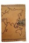 Spiral Map Printed Leather Notebooks, Feature : Light Weight
