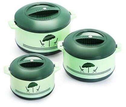 Circular Plastic Casserole Set