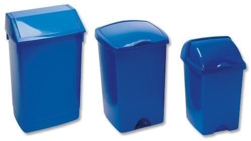 Plastic Dustbin, Color : Blue