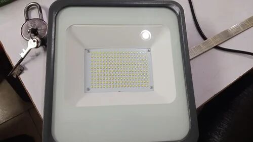 Metal Glass LED Flood Light, for Outdoor, Power : 100W