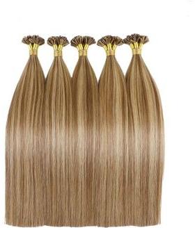 U Tip Hair Extension, for Parlour, Personal, Style : Straight