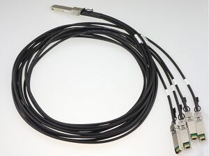 Hybrid Passive Copper 100GE QSFP28 To 4x 25GE SFP28