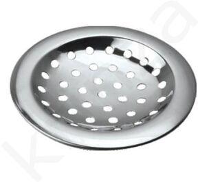Silver Round Stainless Steel Beeding Jali, for Draining, Size : 5inch