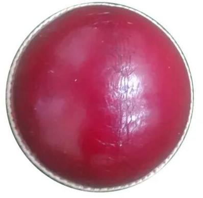 Leather Cricket Ball, Color : Red