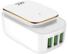 Electric Travel Charger, for Mobile, Power Banks, Color : White
