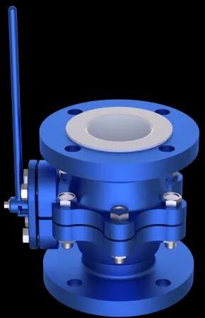 NG CS / MS / SS PTFE Lined Ball Valve, for Industrial, Size : 25NB to 250NB
