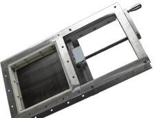 Mild Steel Manual Slide Gate Valve, for Material flow control, Size : 100mm to 500mm