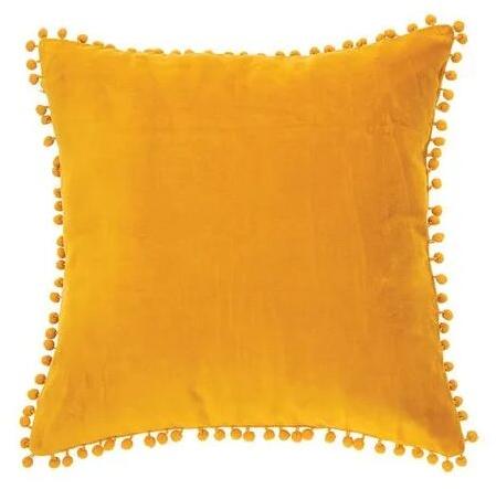 Square Cotton Decorative Velvet Cushion Cover, For Home, Garden, Hotel, Size : 40x40, 45x45, 50x50