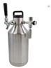 classic stainless steel 128oz beer bottle