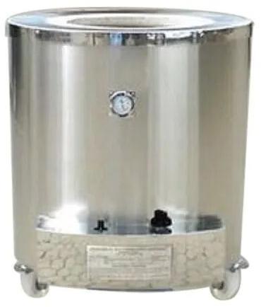 Round Stainless Steel Gas Drum Tandoor, Capacity : 22 Roties