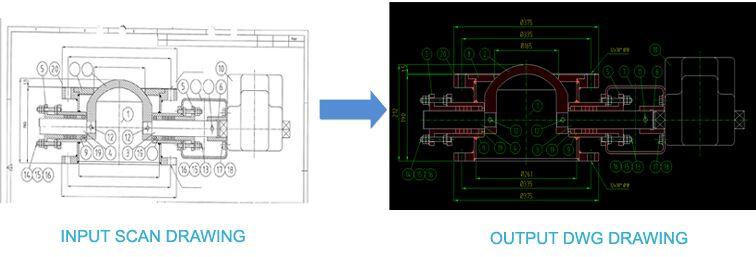 Scan to Autocad Dwg Services