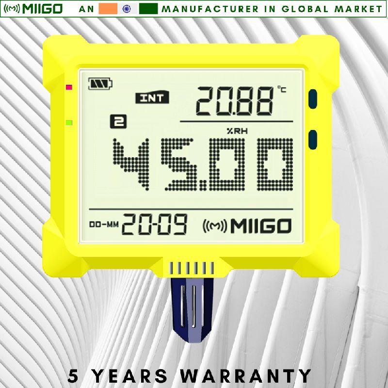 Digital Battery Plastic thermo hygrometer, for Lab Use, Medical Use, Industry, Certification : CE Certified