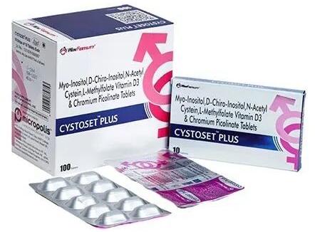 Cystoset Plus Tab, Packaging Type : Alu Alu
