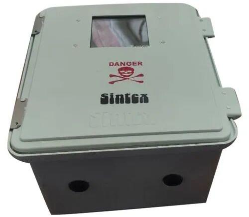 Rectangular Powder Coated Stainless Steel Sintex SMC Meter Box, for Electrical Fittings, Color : White