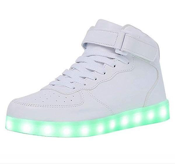 WONZOM FASHION High Top LED Light Up buy Shoes online USB Charging Sneakers for Men Women