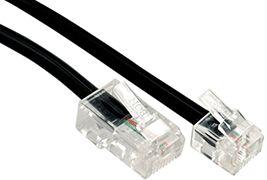 Plastic Telephone Cable, Color : Black, White