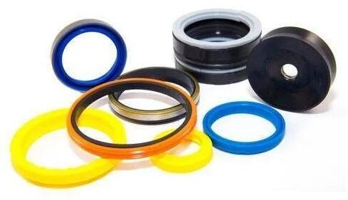 Canvas Impregated Rubber hydraulic seals, Shape : Round