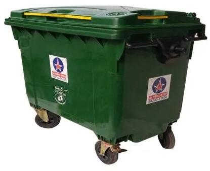 HDPE Industrial Dustbin, Color : Green