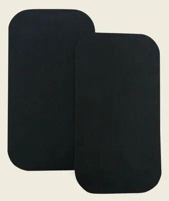 Rectangle Rubber Pad, Color : Black