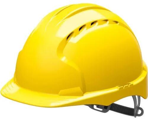 ABS Industrial Safety Helmet, Color : Yellow