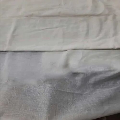 White Muslin Fabric, for Apparel/Clothing, Pattern : Plain/Solids